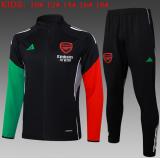 Chándal Arsenal 2025/26(Black Long Zipper) - NIÑOS